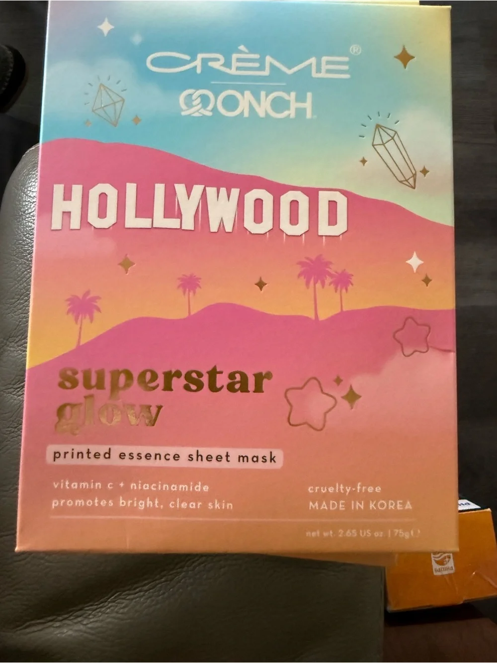 The Crème shopHollywood Superstar Glow Printed Essence Sheet Mask - Pink Gradien